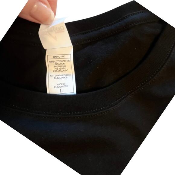 NEW EVIDENCE LOGO Graphic T SHIRT MED TEE Men's Women's 100% Cotton Black White - Picture 6 of 8